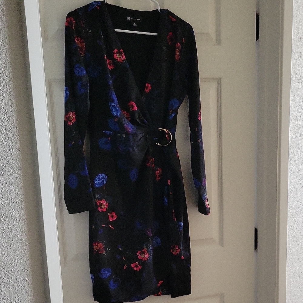 INC Floral Wrap Dress